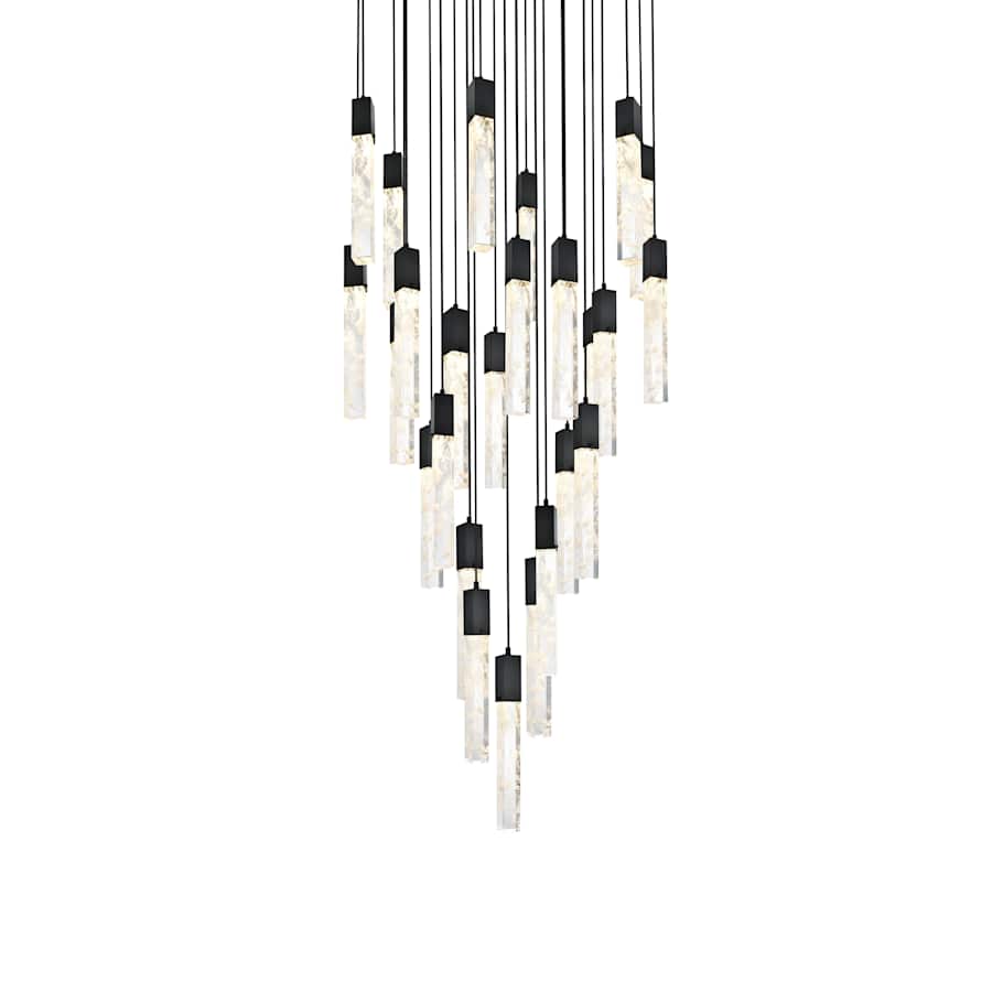 Elegant Lighting Aurora 42" Wide Crystal Chandelier