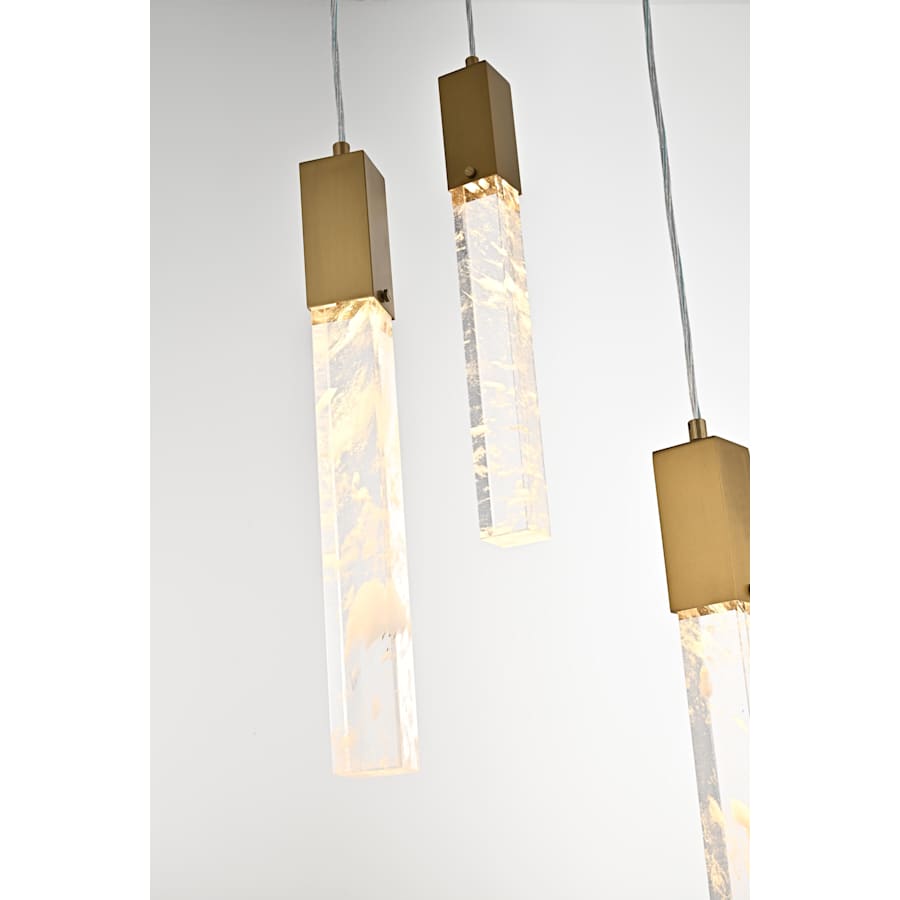 Elegant Lighting Aurora 42" Wide Crystal Chandelier