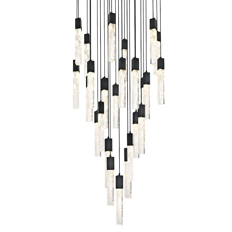 Elegant Lighting Aurora 42" Wide Crystal Chandelier