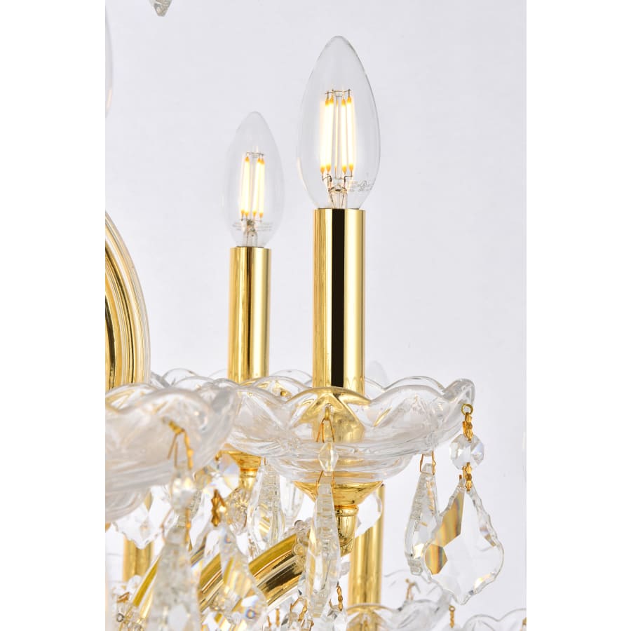 Elegant Lighting Maria Theresa 24 Light 36" Wide Crystal Chandelier with Clear Royal Cut Crystals
