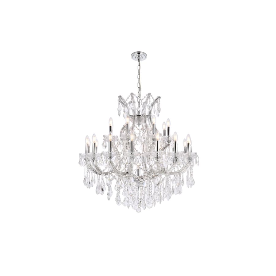 Elegant Lighting Maria Theresa 24 Light 36" Wide Crystal Chandelier with Clear Royal Cut Crystals
