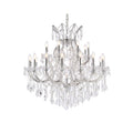 Elegant Lighting Maria Theresa 24 Light 36" Wide Crystal Chandelier with Clear Royal Cut Crystals