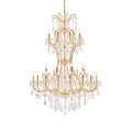 Elegant Lighting Maria Theresa 36 Light 46" Wide Crystal Chandelier with Clear Royal Cut Crystals