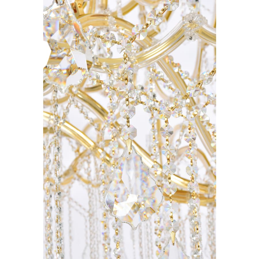 Elegant Lighting Maria Theresa 84 Light 96" Wide Crystal Chandelier with Clear Royal Cut Crystals