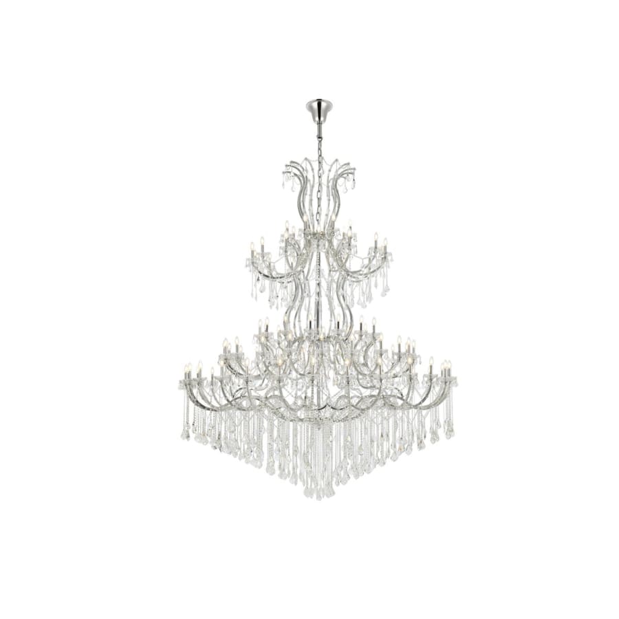 Elegant Lighting Maria Theresa 84 Light 96" Wide Crystal Chandelier with Clear Royal Cut Crystals