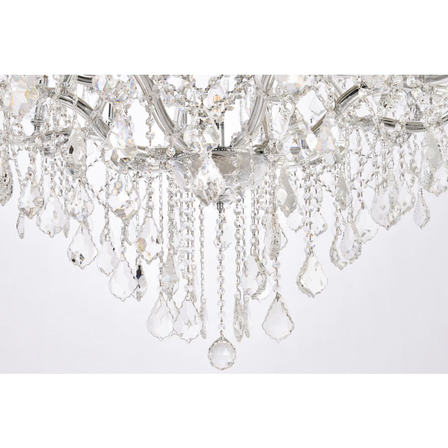 Elegant Lighting Maria Theresa 37 Light 44" Wide Crystal Chandelier with Clear Royal Cut Crystals