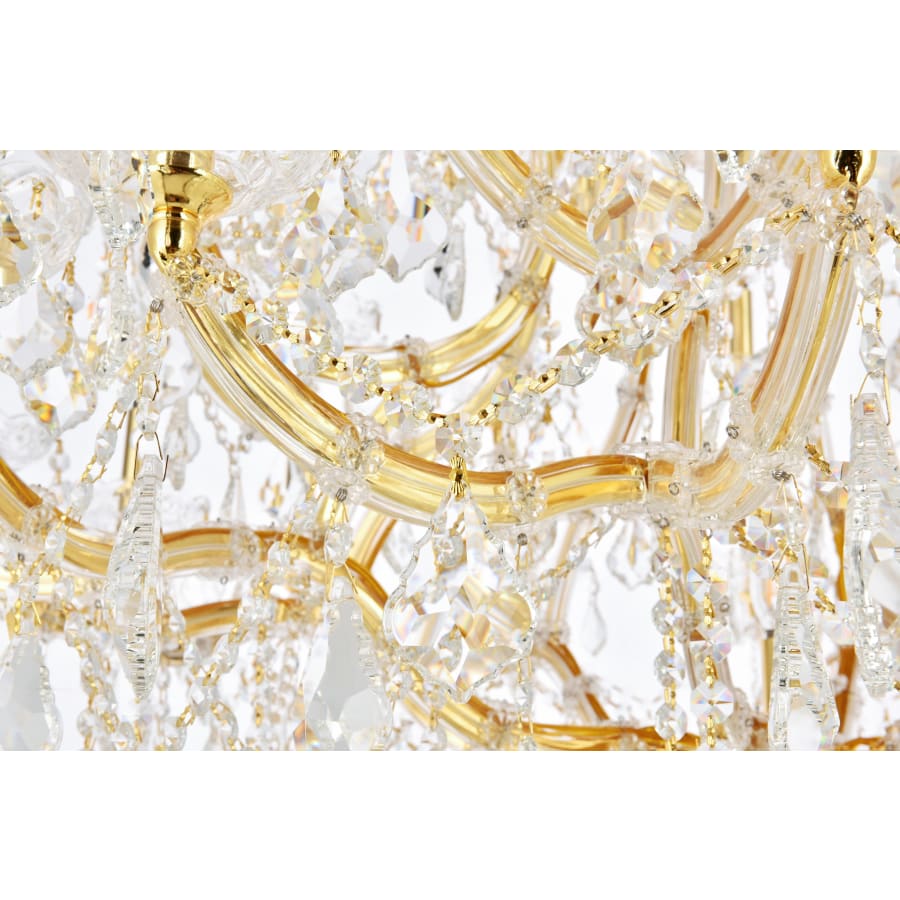Elegant Lighting Maria Theresa 37 Light 44" Wide Crystal Chandelier with Clear Royal Cut Crystals