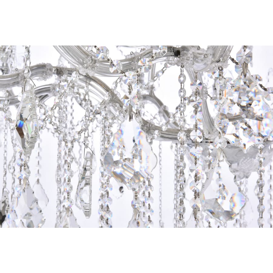 Elegant Lighting Maria Theresa 49 Light 46" Wide Crystal Chandelier with Clear Royal Cut Crystals