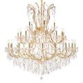 Elegant Lighting Maria Theresa 41 Light 52" Wide Crystal Chandelier with Clear Royal Cut Crystals