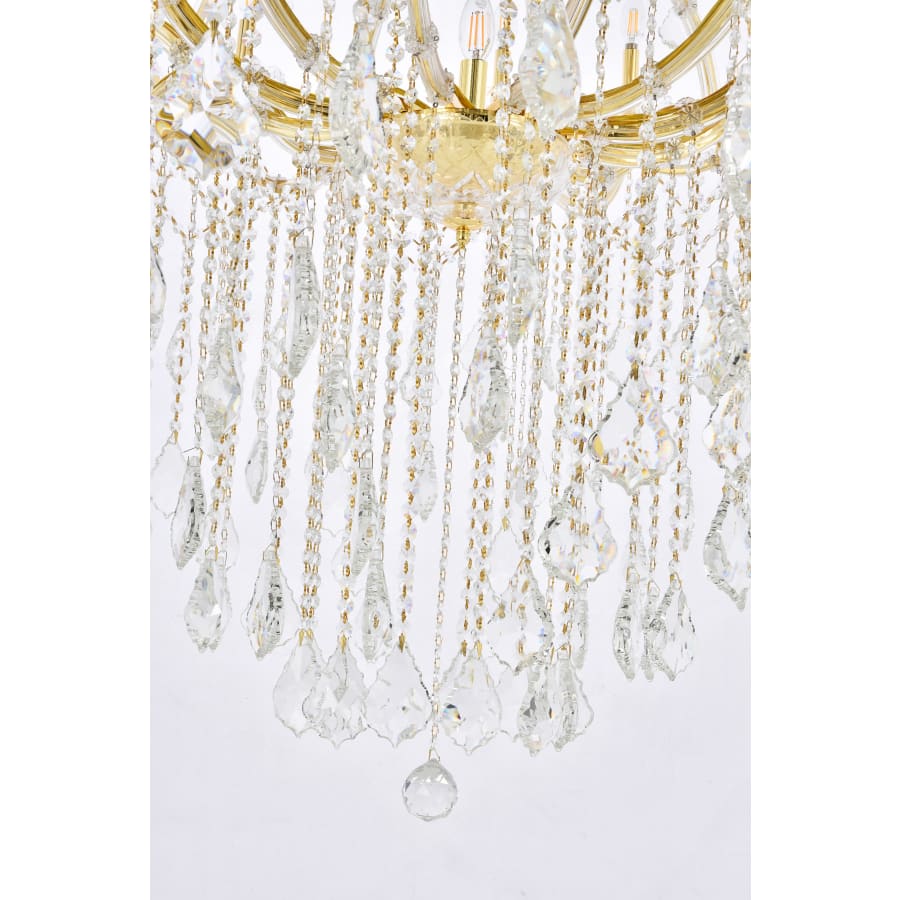 Elegant Lighting Maria Theresa 49 Light 60" Wide Crystal Chandelier with Clear Royal Cut Crystals