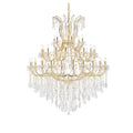 Elegant Lighting Maria Theresa 49 Light 60" Wide Crystal Chandelier with Clear Royal Cut Crystals