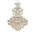 Elegant Lighting Maria Theresa 87 Light 72" Wide Crystal Chandelier with Golden Teak Royal Cut Crystals