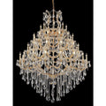 Elegant Lighting Maria Theresa 49 Light 46" Wide Crystal Chandelier with Clear Royal Cut Crystals
