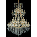 Elegant Lighting Maria Theresa 61 Light 54" Wide Crystal Chandelier with Clear Royal Cut Crystals