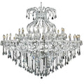 Elegant Lighting Maria Theresa 49 Light 72" Wide Crystal Chandelier with Clear Royal Cut Crystals
