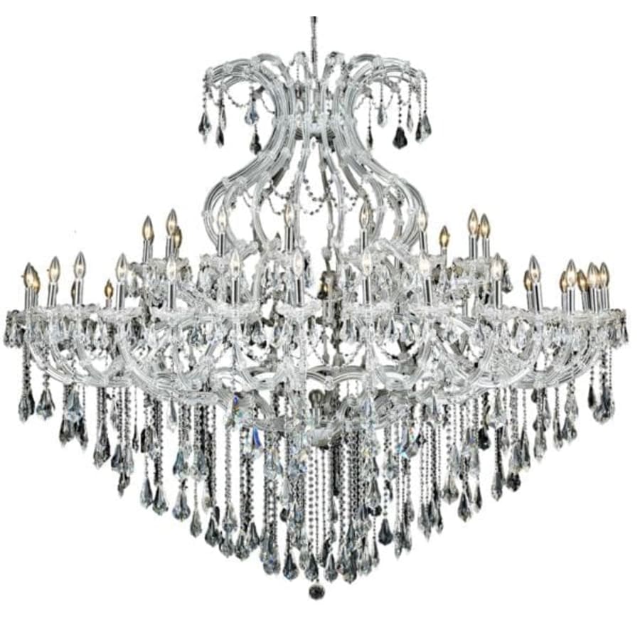 Elegant Lighting Maria Theresa 49 Light 72" Wide Crystal Chandelier with Clear Royal Cut Crystals