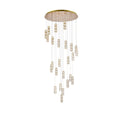 Elegant Lighting Polaris 25 Light 42" Wide LED Crystal Chandelier