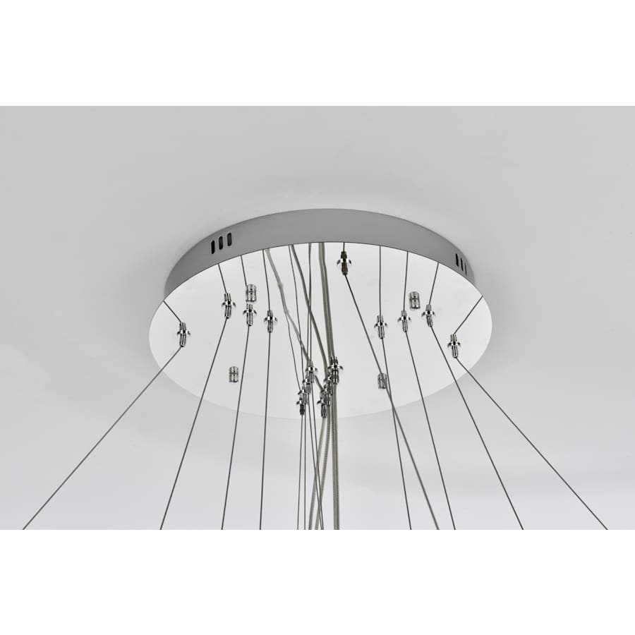 Elegant Lighting Bowen 42" Wide Ring Chandelier