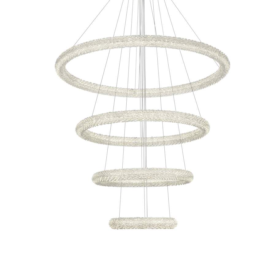 Elegant Lighting Bowen 42" Wide Ring Chandelier
