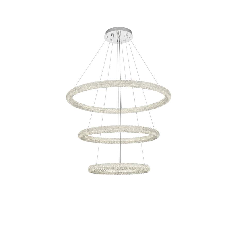 Elegant Lighting Bowen 42" Wide Ring Chandelier
