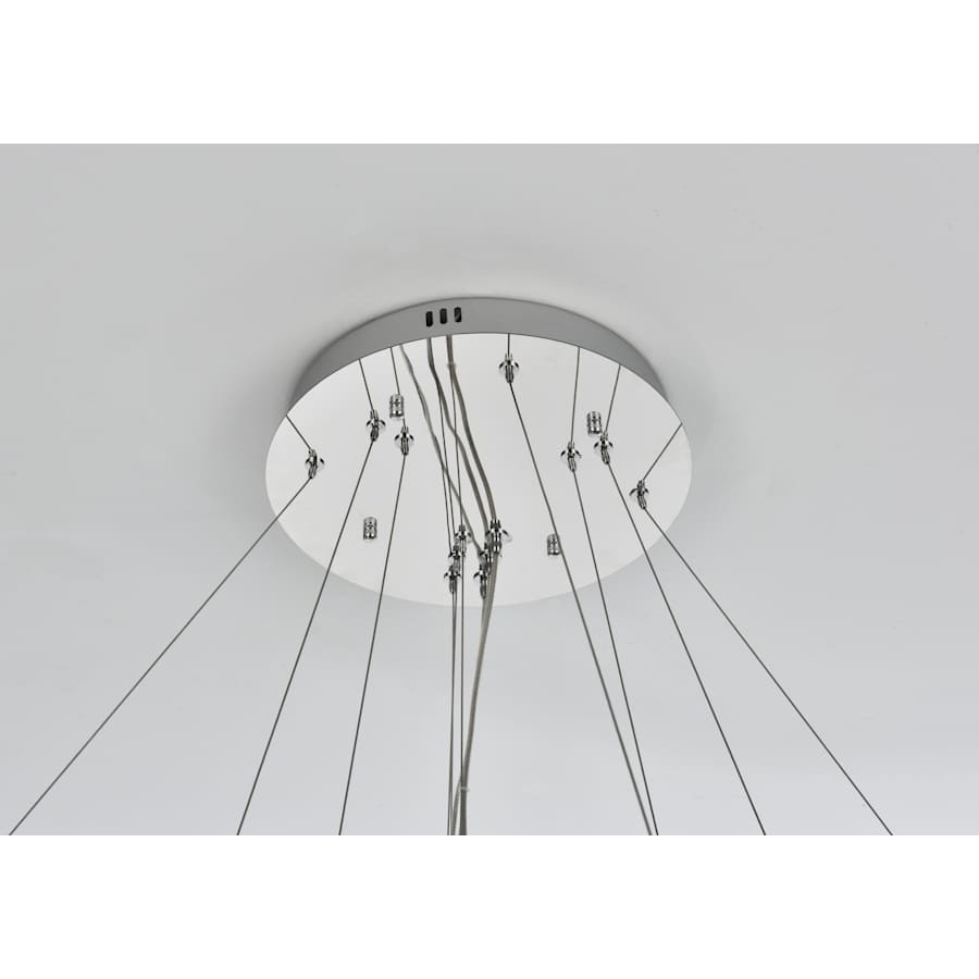 Elegant Lighting Bowen 42" Wide Ring Chandelier