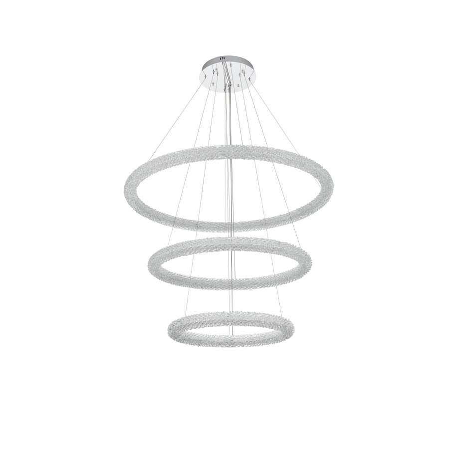 Elegant Lighting Bowen 42" Wide Ring Chandelier