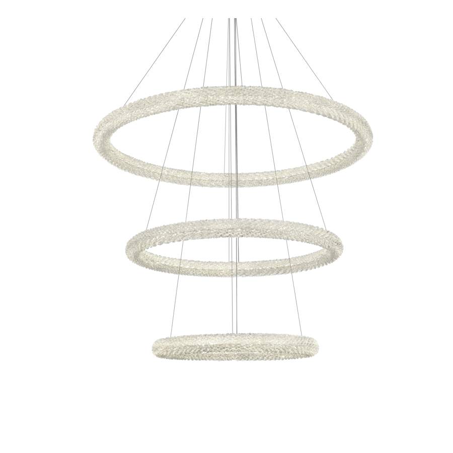 Elegant Lighting Bowen 42" Wide Ring Chandelier