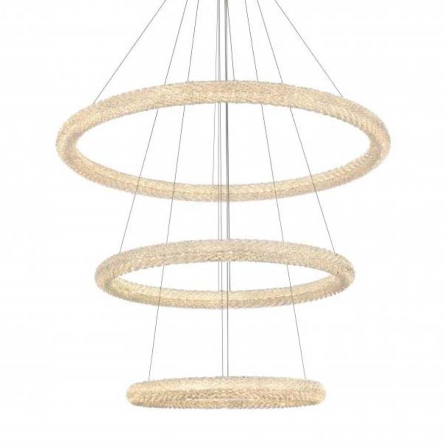 Elegant Lighting Bowen 42" Wide Ring Chandelier