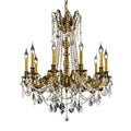 Elegant Lighting Rosalia 10 Light 28" Wide Crystal Chandelier with Clear Royal Cut Crystals