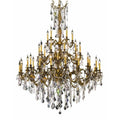 Elegant Lighting Rosalia 45 Light 54" Wide Crystal Chandelier with Clear Royal Cut Crystals