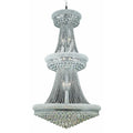 Elegant Lighting Primo 32 Light 36" Wide Crystal Empire Chandelier with Clear Royal Cut Crystals