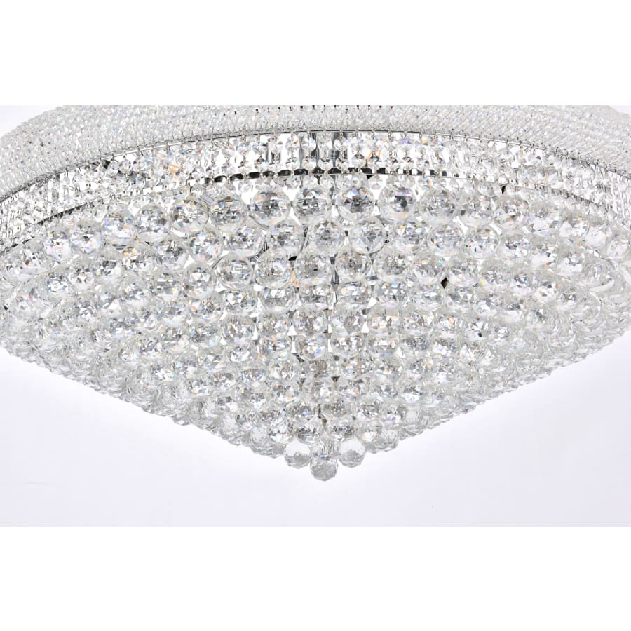 Elegant Lighting Primo 38 Light 42" Wide Crystal Empire Chandelier with Clear Royal Cut Crystals