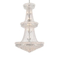 Elegant Lighting Primo 38 Light 42" Wide Crystal Empire Chandelier with Clear Royal Cut Crystals