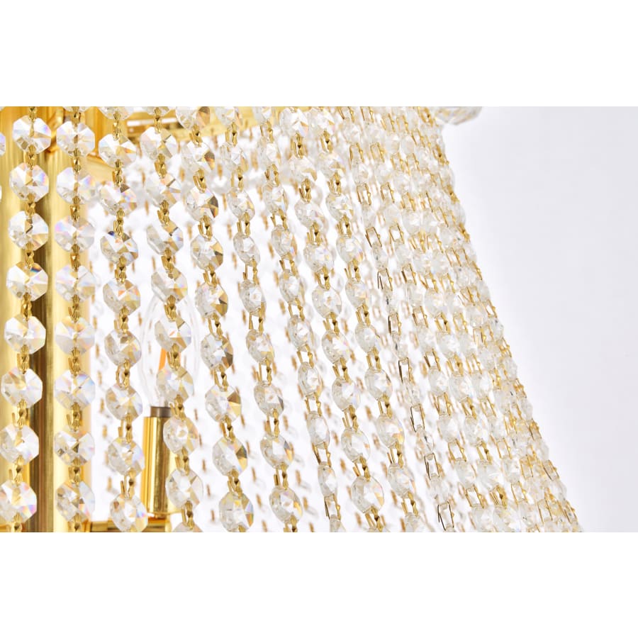 Elegant Lighting Primo 42 Light 48" Wide Crystal Empire Chandelier with Clear Royal Cut Crystals