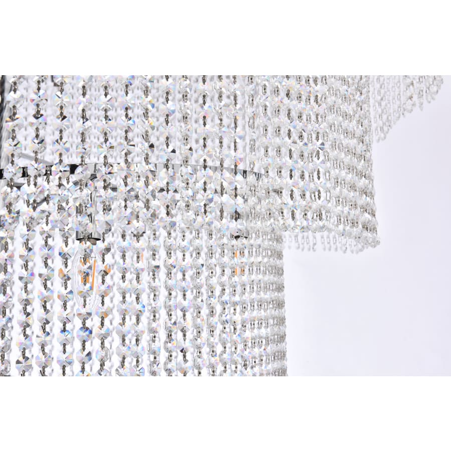 Elegant Lighting Spiral 41 Light 48" Wide Crystal Chandelier with Clear Royal Cut Crystals