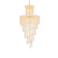 Elegant Lighting Spiral 41 Light 48" Wide Crystal Chandelier with Clear Royal Cut Crystals