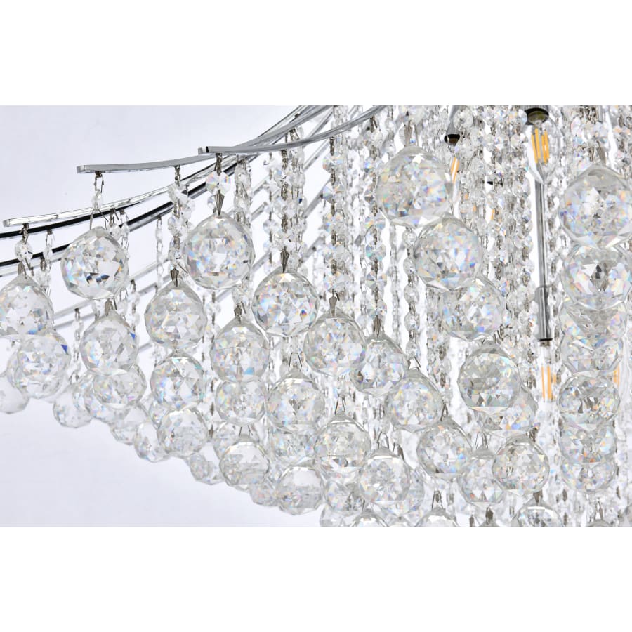 Elegant Lighting Toureg 20 Light 44" Wide Crystal Chandelier with Clear Royal Cut Crystals