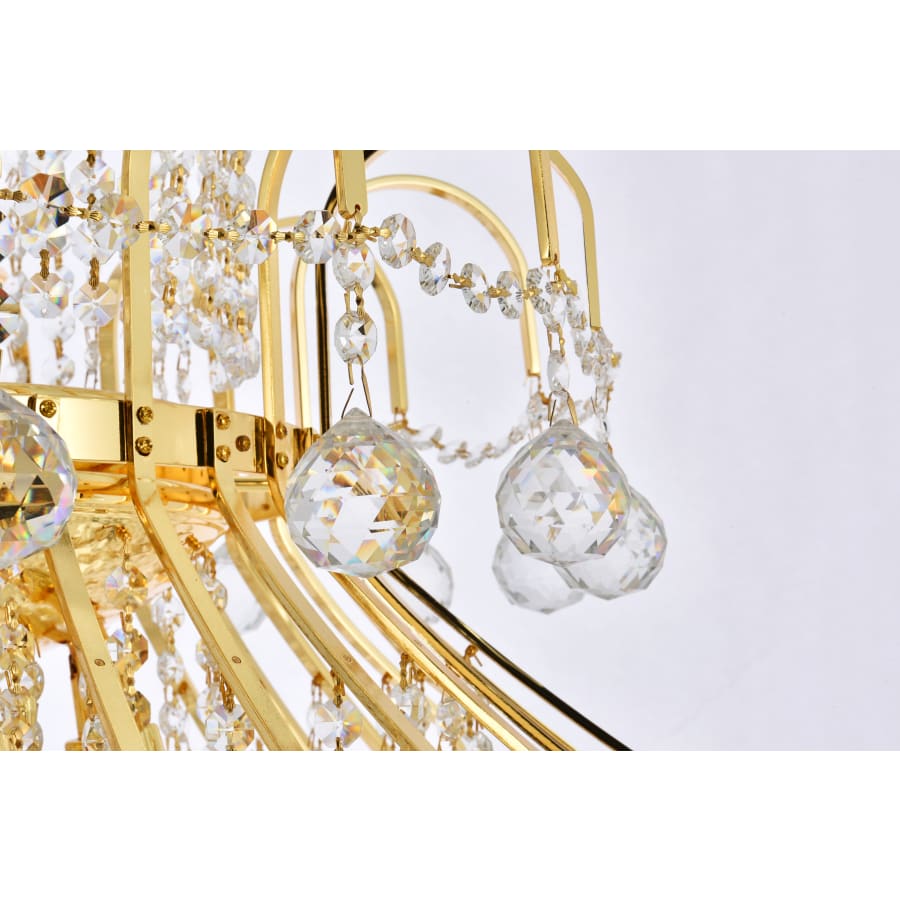 Elegant Lighting Toureg 20 Light 44" Wide Crystal Chandelier with Clear Royal Cut Crystals