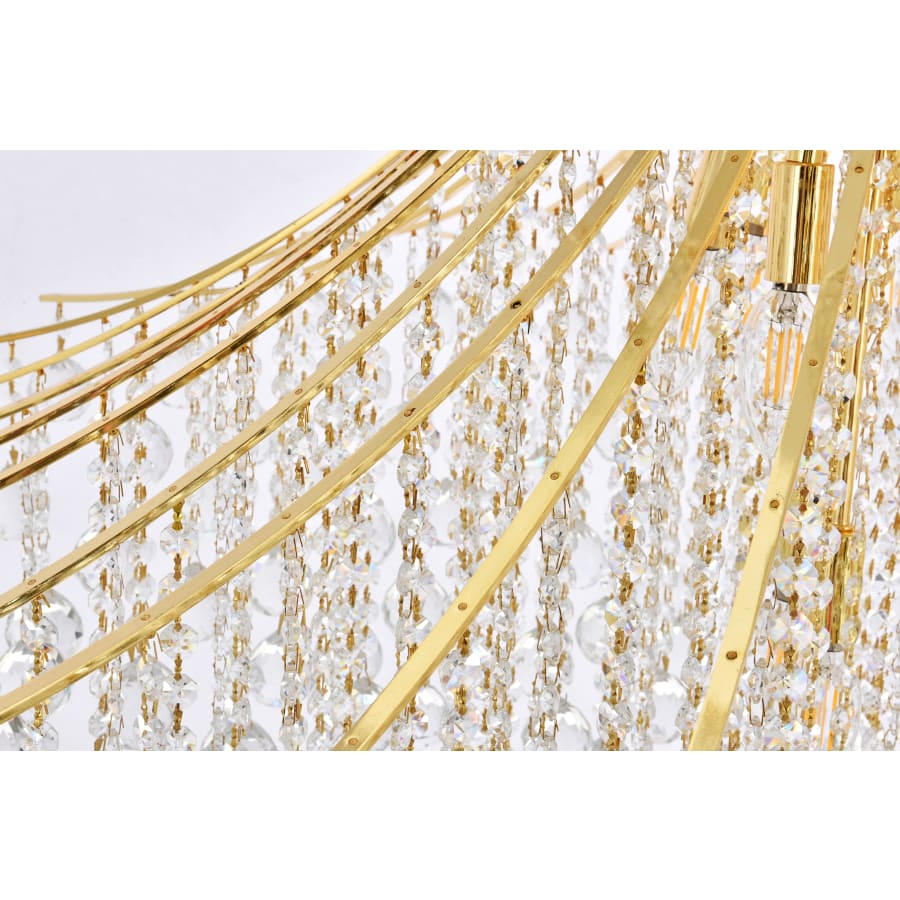 Elegant Lighting Toureg 20 Light 44" Wide Crystal Chandelier with Clear Royal Cut Crystals