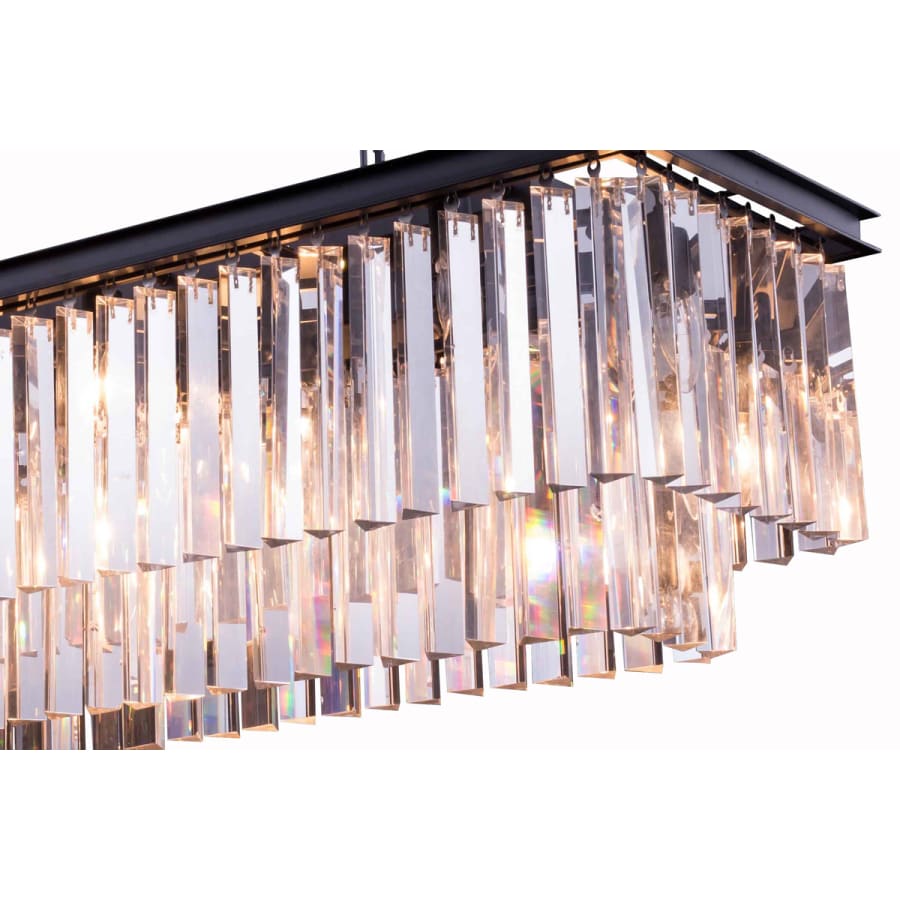 Elegant Lighting Sydney 12 Light 50" Wide Crystal Waterfall Chandelier