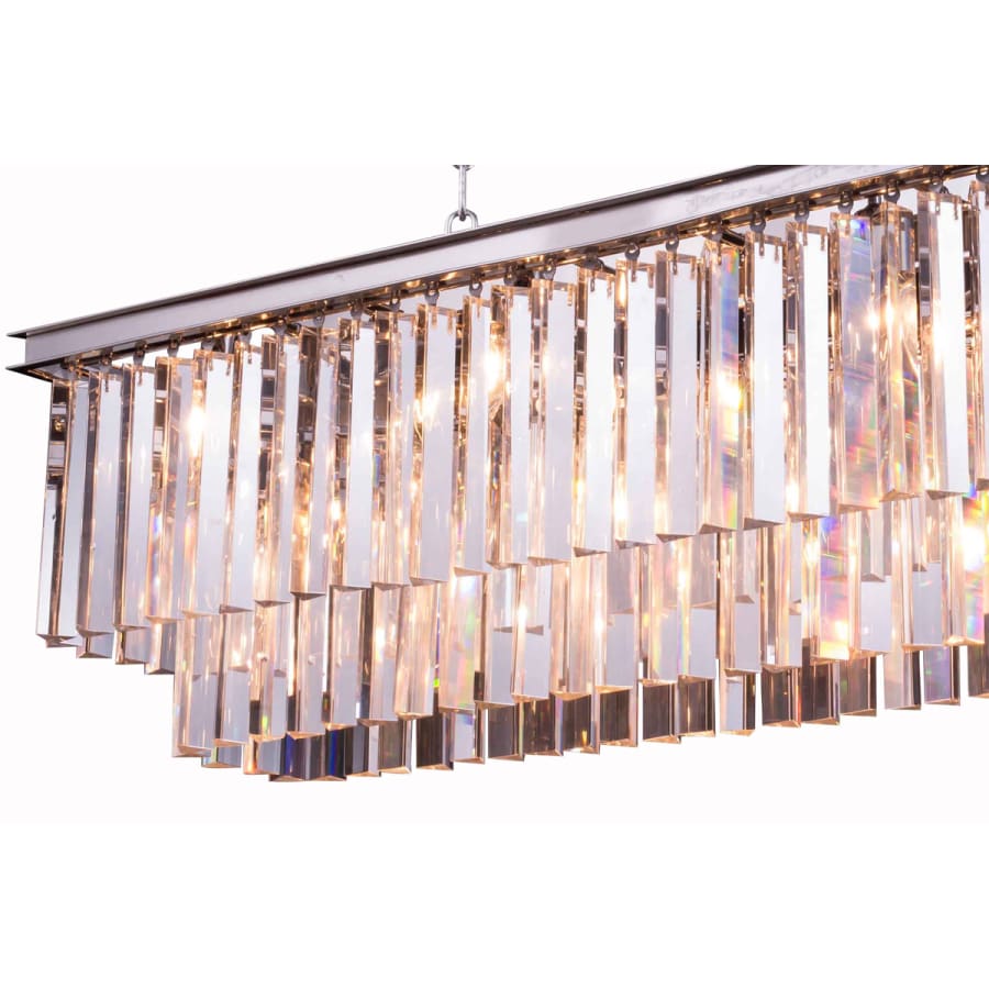 Elegant Lighting Sydney 12 Light 50" Wide Crystal Waterfall Chandelier