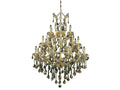 Elegant Lighting Maria Theresa 28-Light Gold Crystal Candelabra Tiered Chandelier