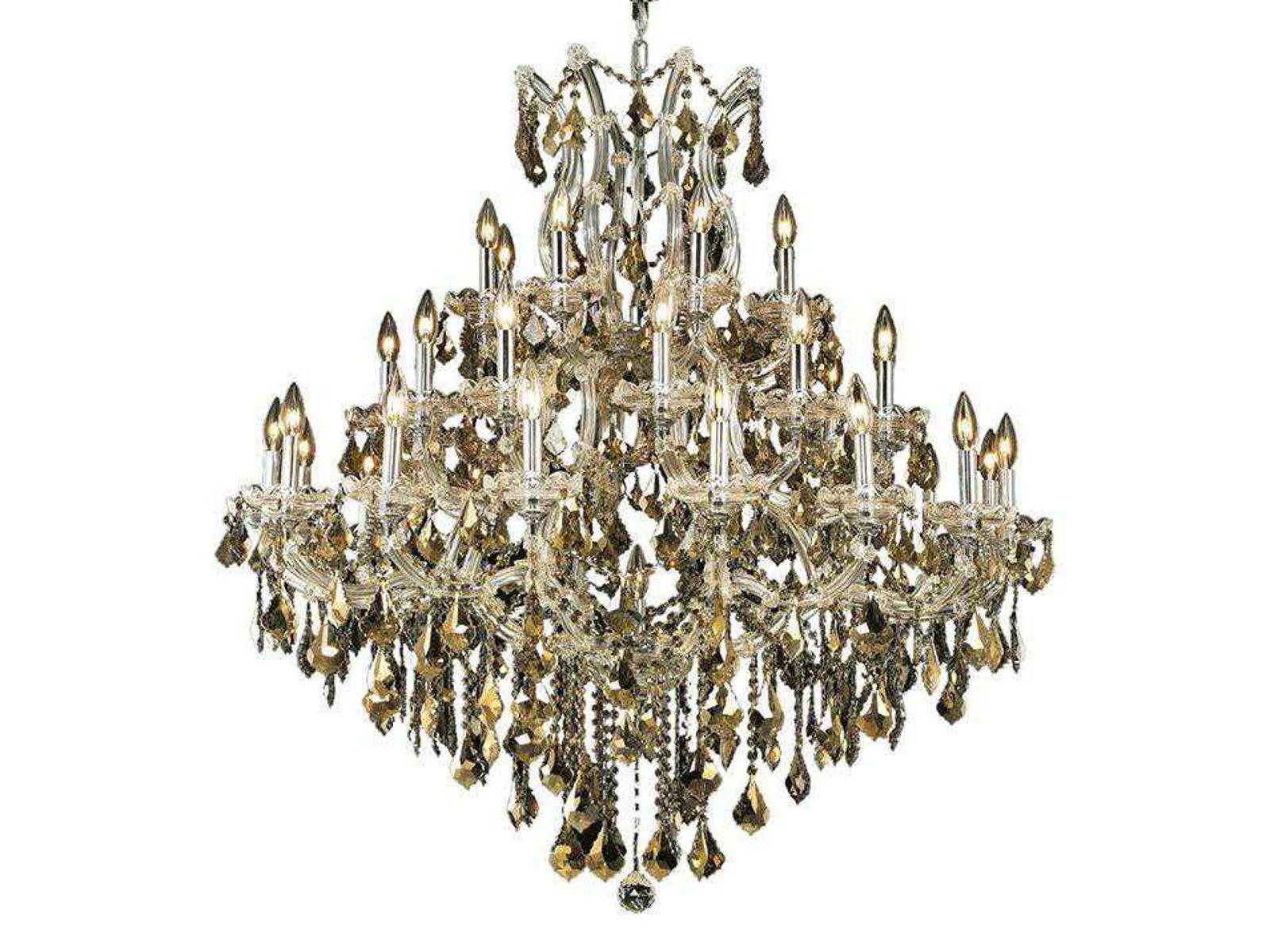 Elegant Lighting Maria Theresa 37-Light Candelabra Tiered Chandelier