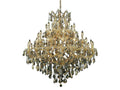 Elegant Lighting Maria Theresa 37-Light Gold Golden Teak Royal Cut Crystal Chandelier