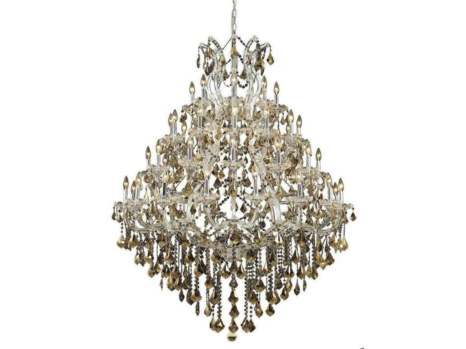 Elegant Lighting Maria Theresa 49-Light Candelabra Tiered Chandelier