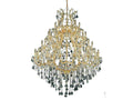 Elegant Lighting 49-Light Maria Theresa Gold Clear Crystal Tiered Chandelier