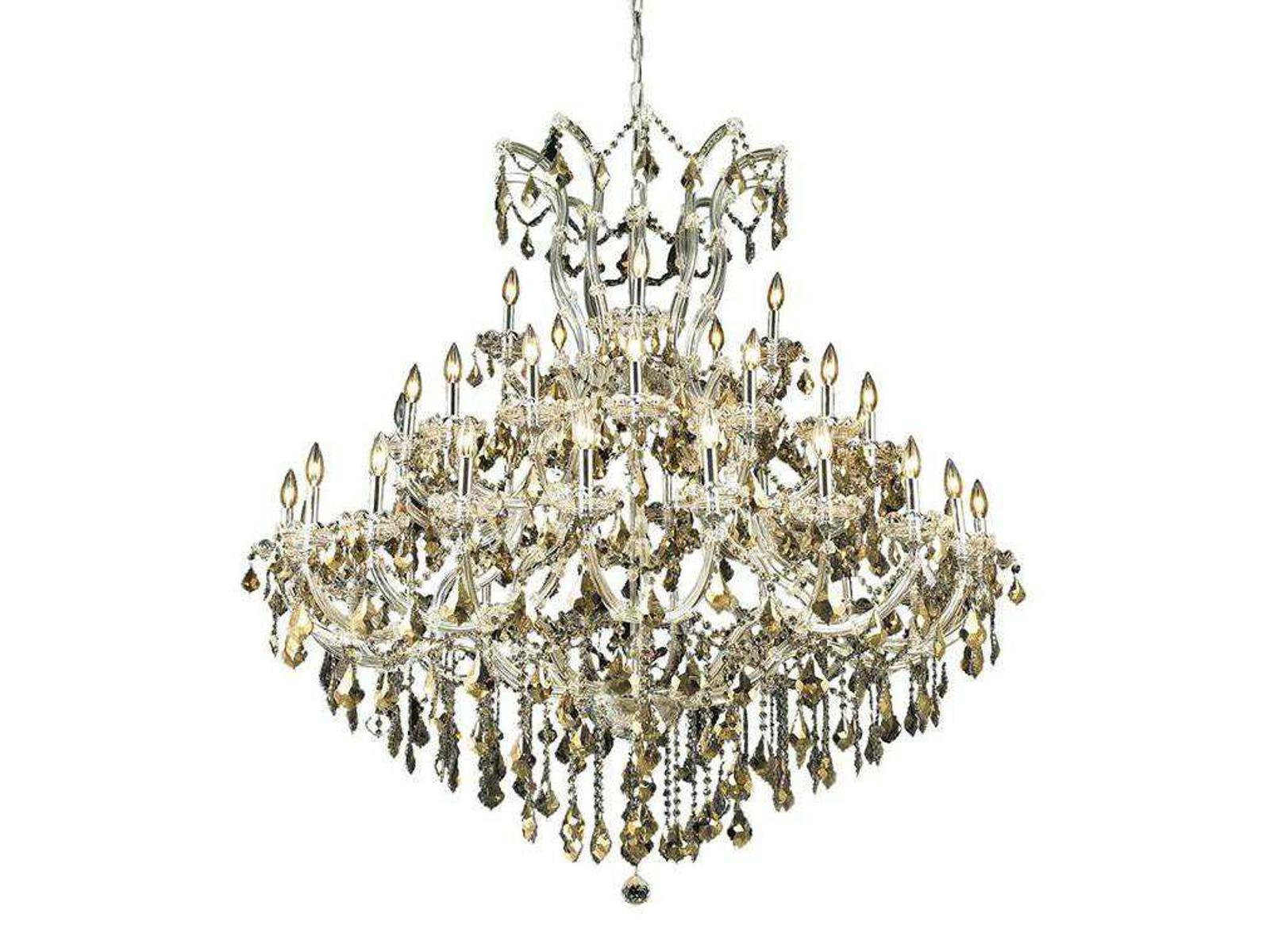 Elegant Lighting Maria Theresa 41-Light Candelabra Tiered Chandelier