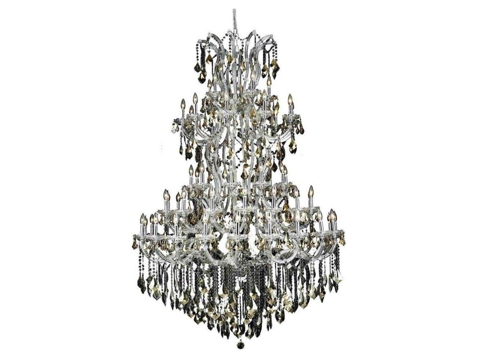 Elegant Lighting Maria Theresa 61-Light Tiered Chandelier with Crystal Accents