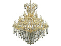 Elegant Lighting Maria Theresa 49-Light Tiered Chandelier in Gold with Golden Teak Crystal