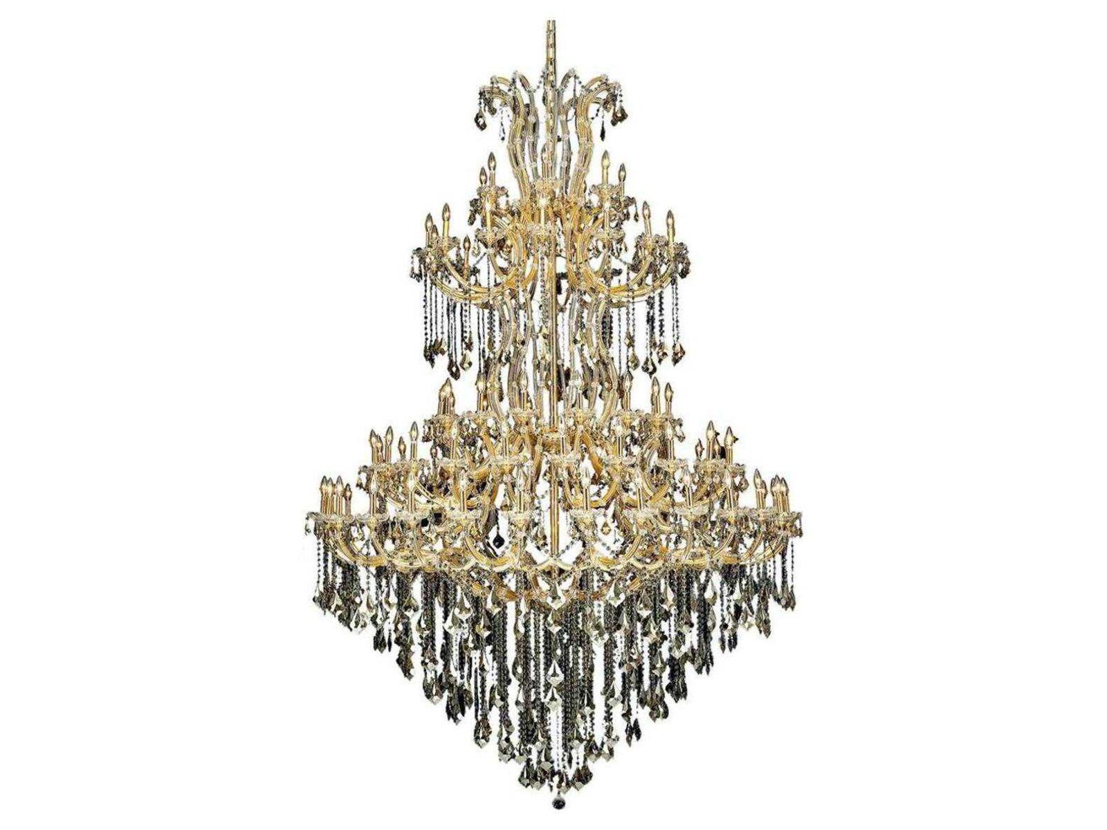Elegant Lighting Maria Theresa 85-Light Crystal Candelabra Tiered Chandelier